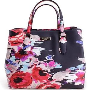 Kate Spade Laurel Way Dally Blurry Floral Tote